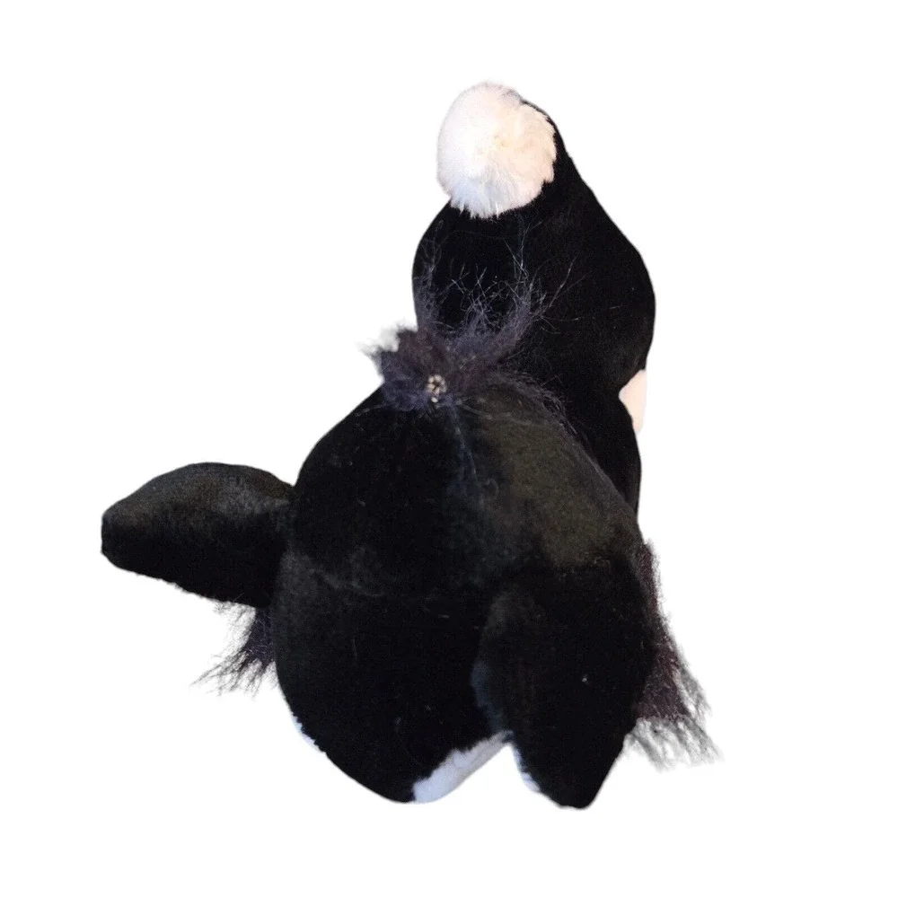 Disneyland Disney‎ Pinnochio Cat Black White Plush Stuffed Animal 8